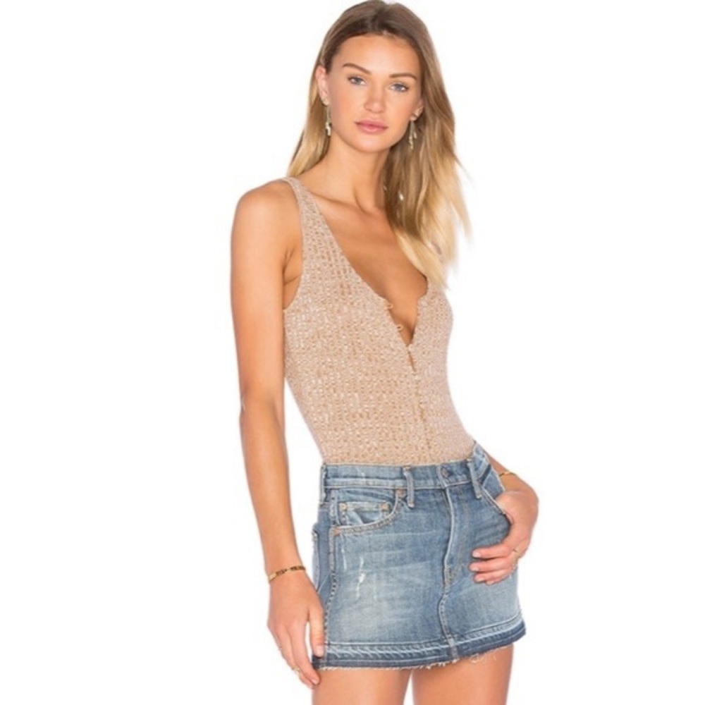 New GRLFRND denim mini